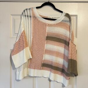 Colorblock Knit Sweater